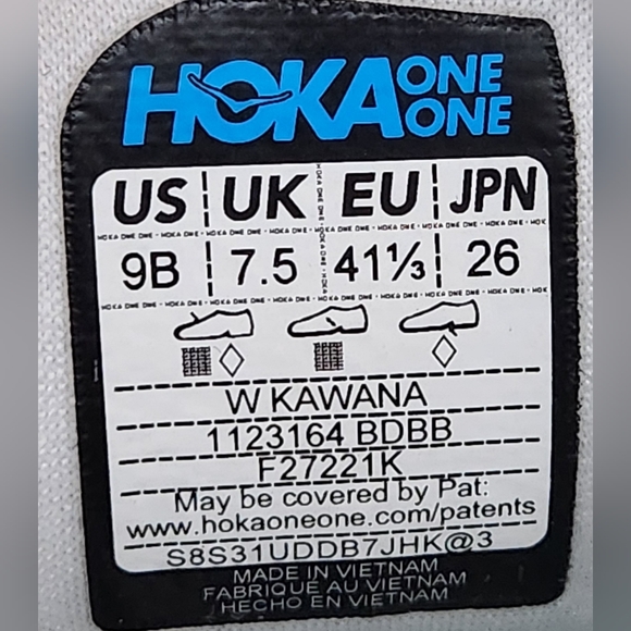 Hoka One One Kawana White Green Athletic Running Shoes Women’s Size 9 - Picture 9 of 9